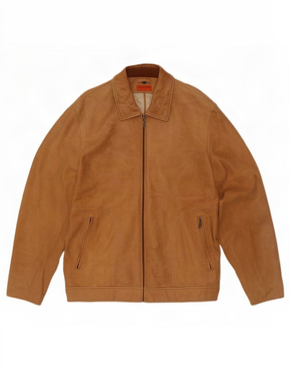 Chevirex Herre Læderjakke IT 56 3XL Brun