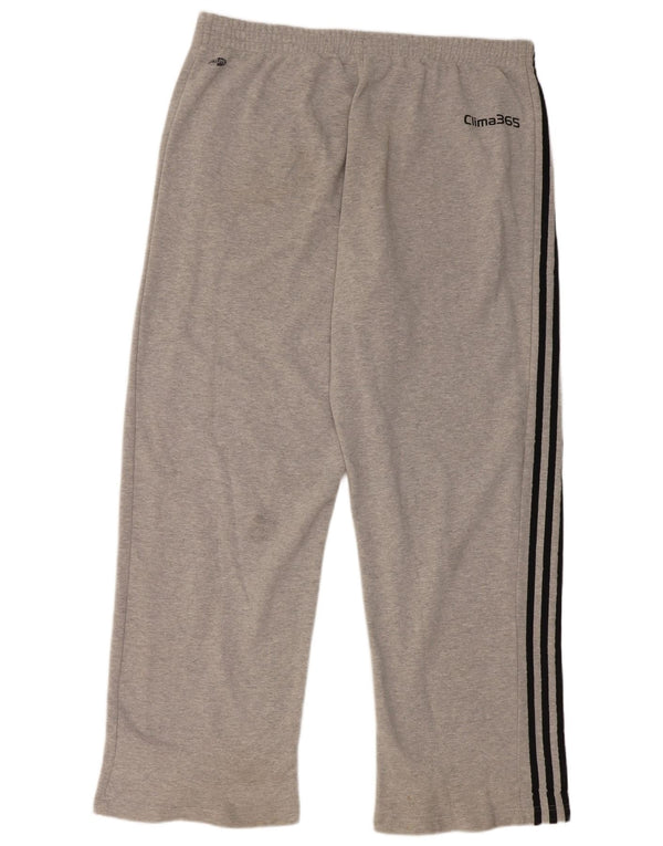Adidas Mens Tracksuit Trousers 2XL  Grey Cotton