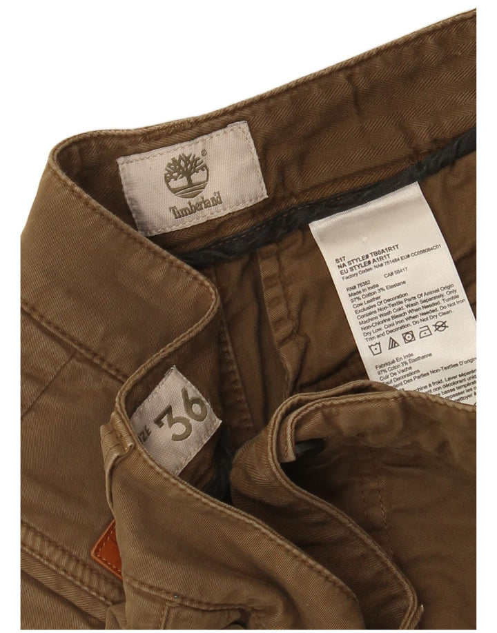 Timberland Herre Cargo Shorts W36 store brune bomuld