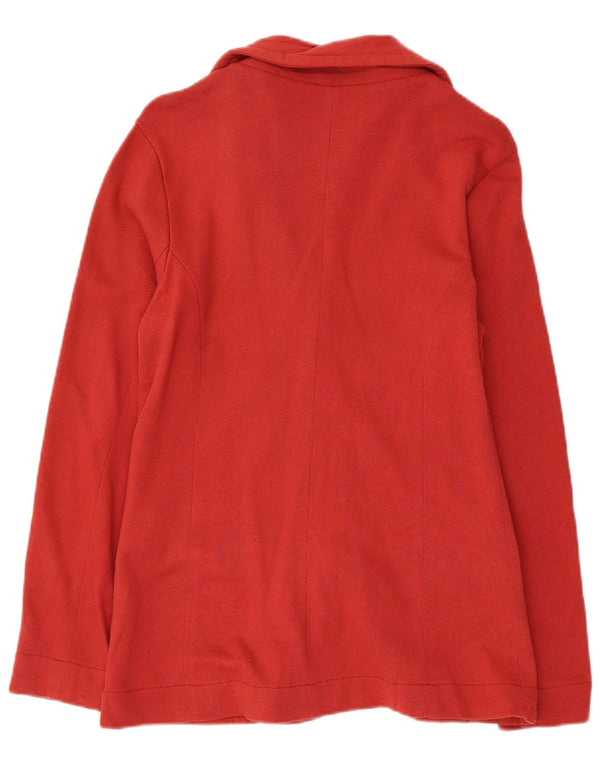 KAPPA Dame 3-knaps blazerjakke UK 10 Lille rød bomuld