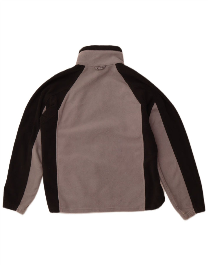 Columbia Herre Interchange Fleece Jakke UK 36 Lille Grå Polyester
