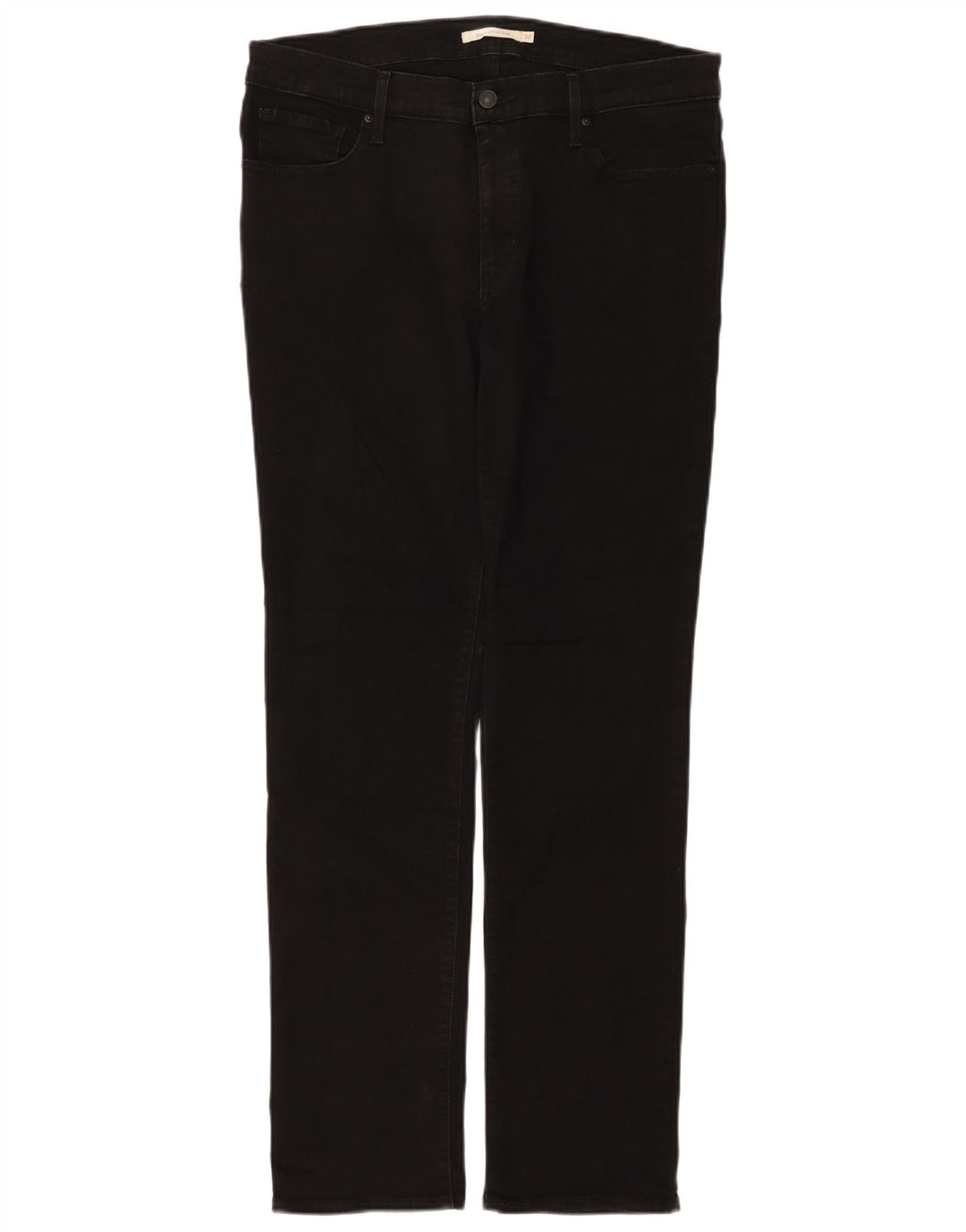 Levi's Womens 312 Shaping Slim Jeans W32 L32 Sort bomuld