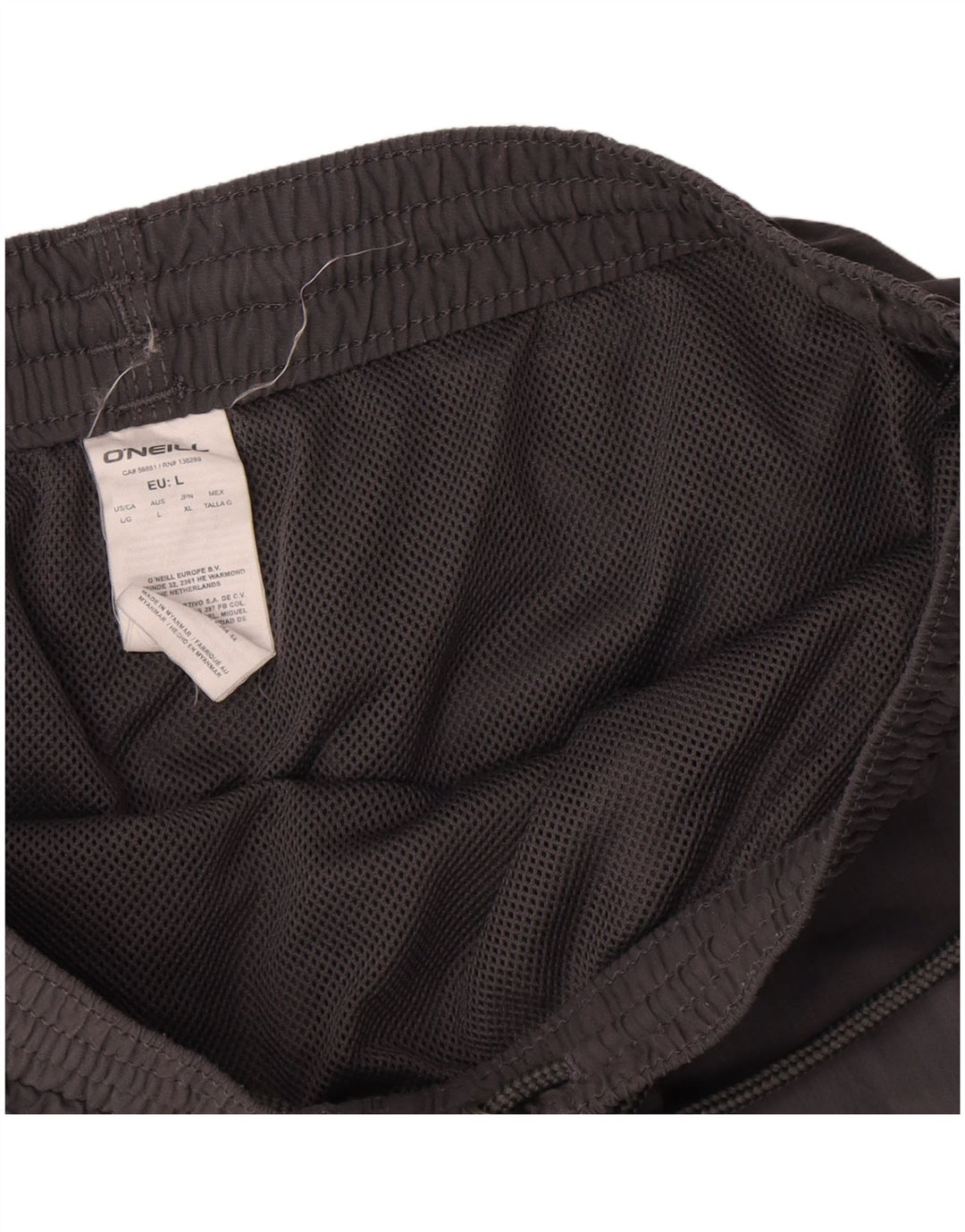 O'Neill Sportsshorts til mænd, store grå polyamid