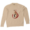 HOBBS Womens Graphic Crew Neck Jumper Sweater UK 12 Medium Off White