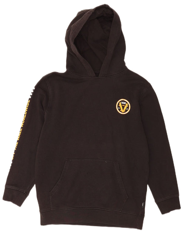 Vans Dame Grafisk Sweatshirt Jumper UK 18 XL Sort Bomuld