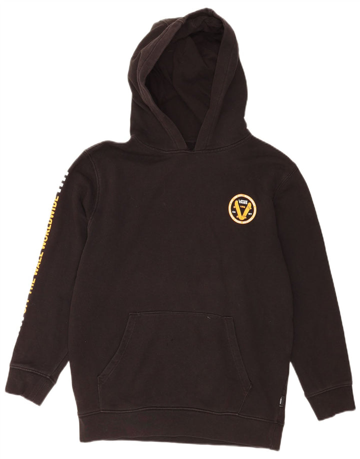 Vans Dame Grafisk Sweatshirt Jumper UK 18 XL Sort Bomuld