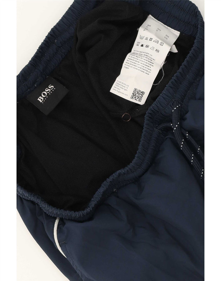Hugo Boss Badeshorts til mænd Små marineblå polyester