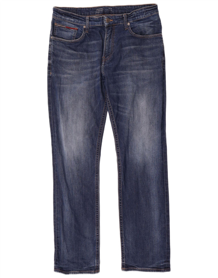 Tommy Hilfiger Herre Ryan Straight Jeans W36 L32 Blå