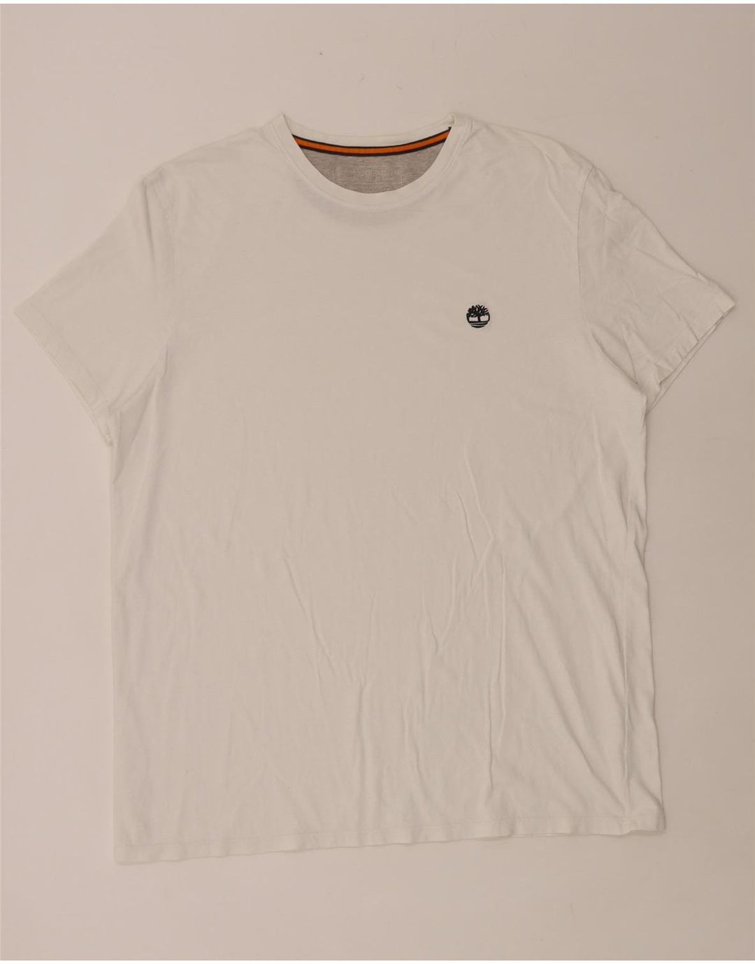 Timberland Herre Slim Fit T-Shirt Top 2XL Hvid