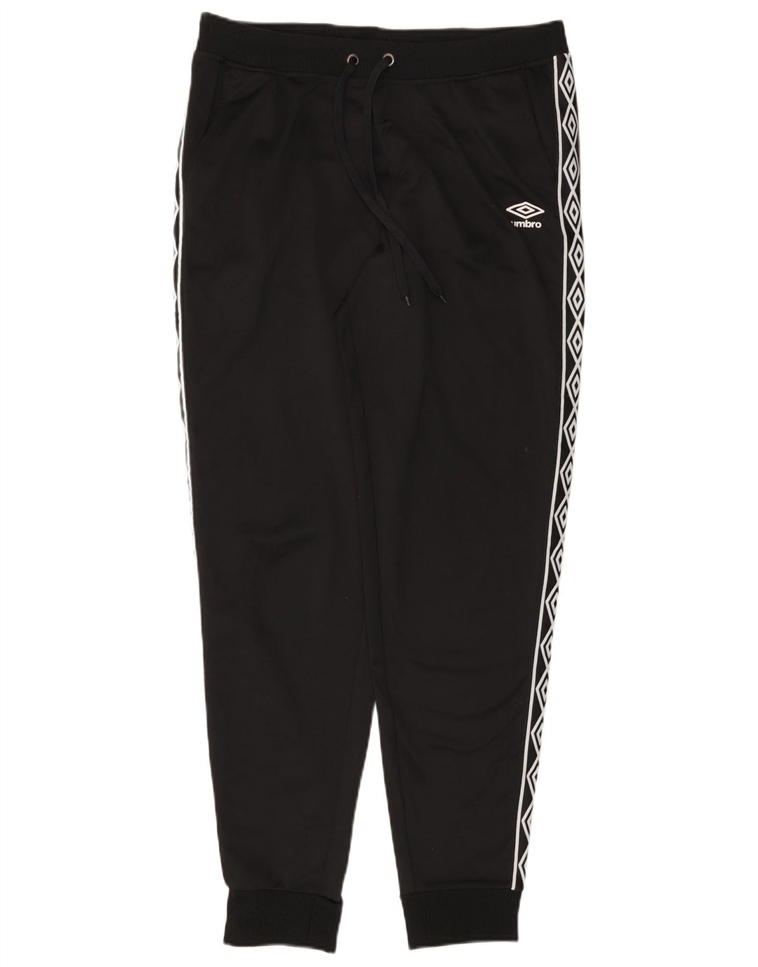 UMBRO Herre grafisk træningsdragt Bukser Joggers Large Sort Polyester