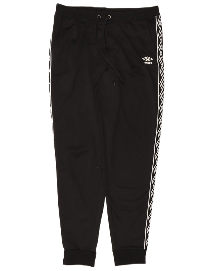 UMBRO Herre grafisk træningsdragt Bukser Joggers Large Sort Polyester