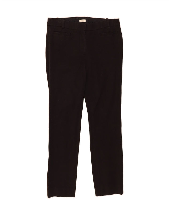 J. CREW Womens Stretch Slim Casual Trousers US 6 Medium W30 L29 Black Vintage J. Crew and Second-Hand J. Crew from Messina Hembry 