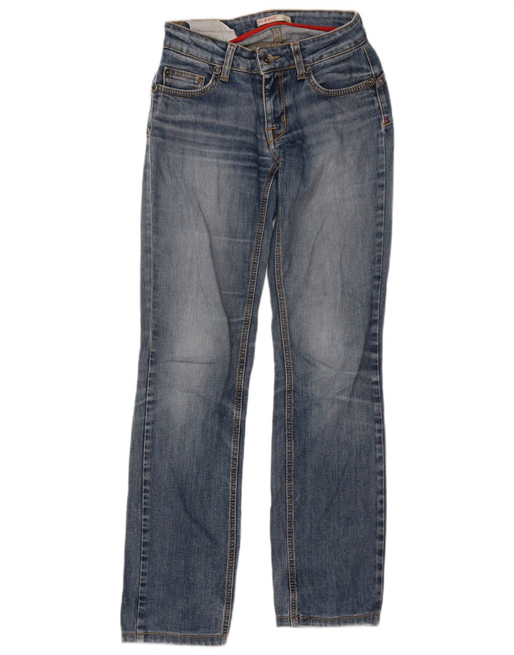 Liu Jo Lige Jeans til kvinder W26 L30 Blå Bomuld