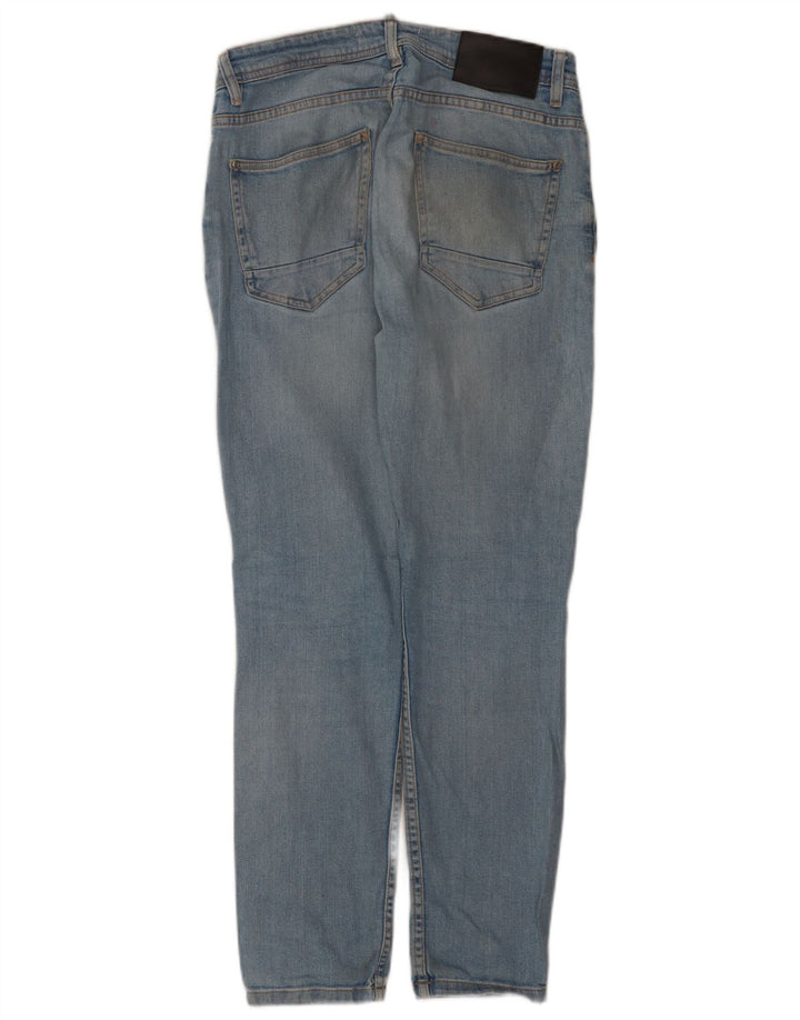 Zara Herre Slim Jeans EU 40 Medium W31 L30 Blå Bomuld