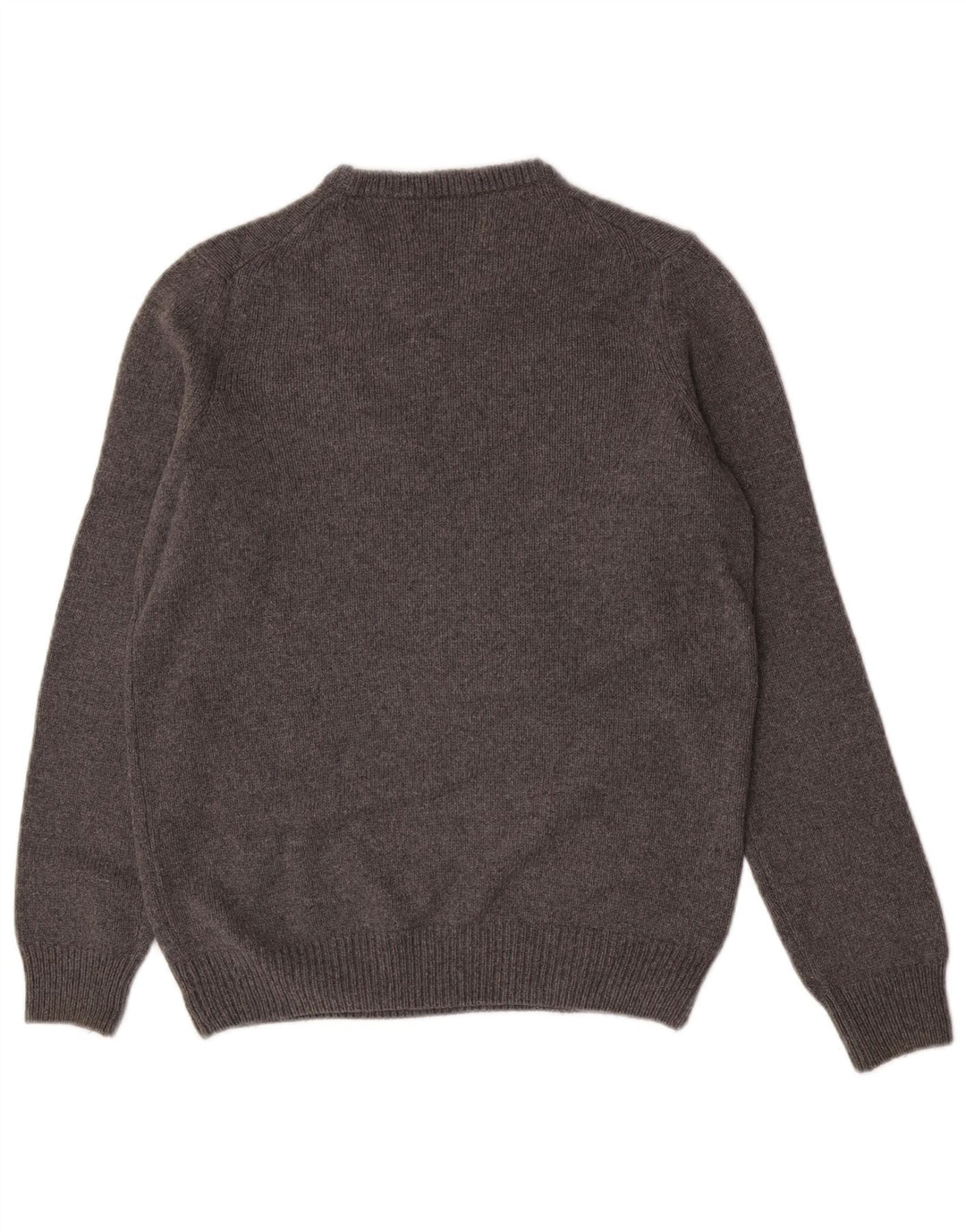 Trussardi Dame sweater med rund hals DK 16 Stor grå uld