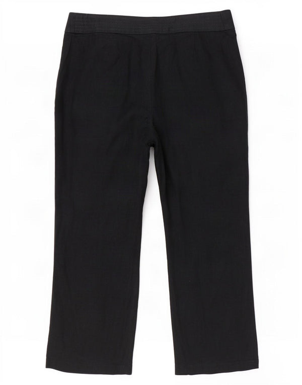 Marks & Spencer Lige Chinobukser til kvinder UK 16 Large W36 L27 Black