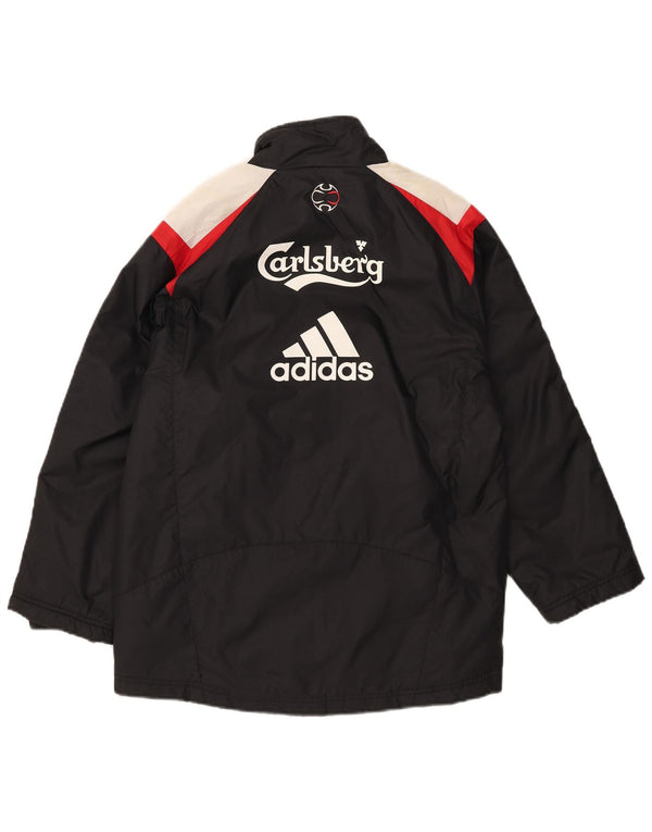 Adidas drenge grafisk polstret jakke 11-12 år Sort Colourblock Nylon