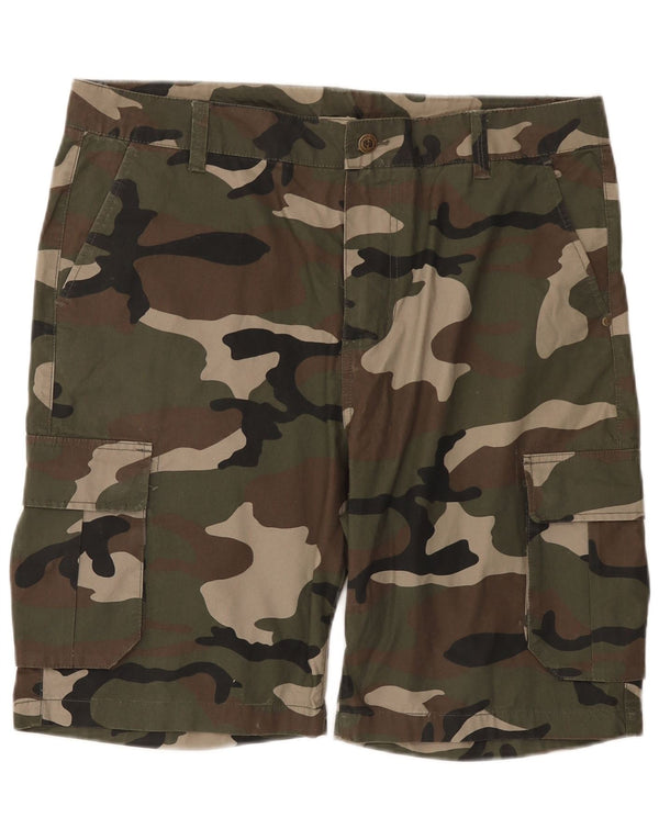Sneaker Freak Herre Cargo Shorts 2XL W42 Khaki Camouflage Bomuld