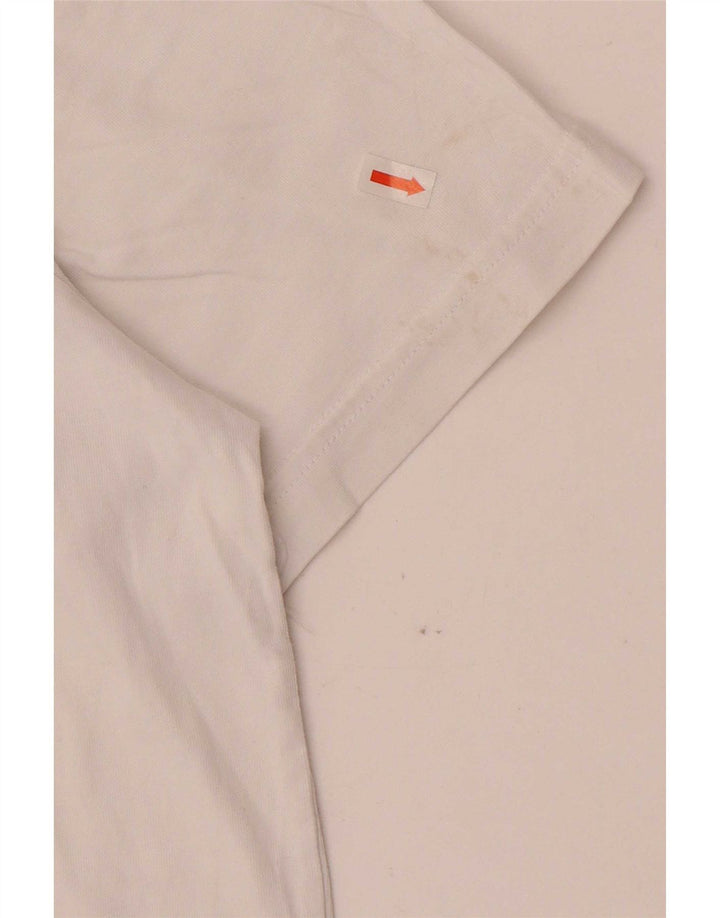 Adidas Grafisk T-shirt top til mænd, stor hvid bomuld