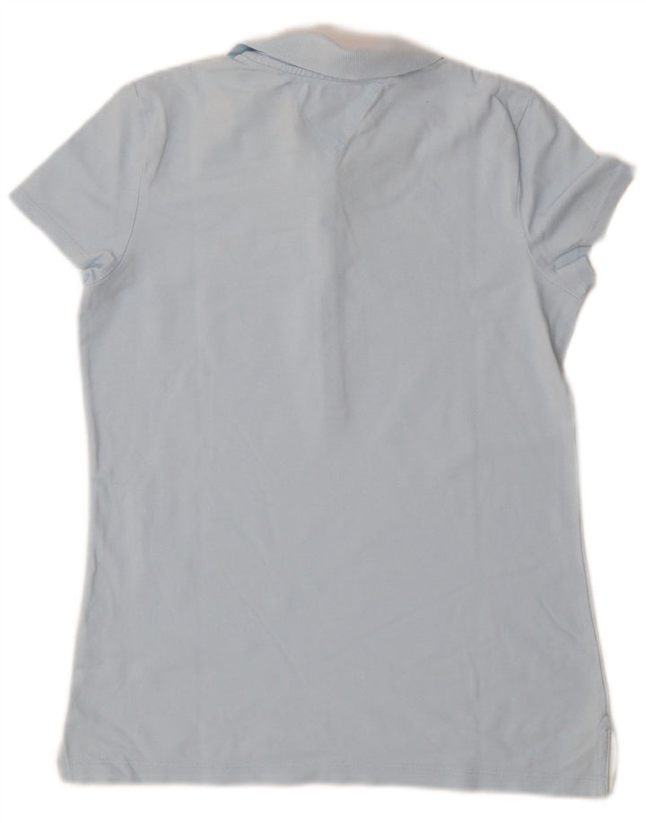 Tommy Hilfiger Dame Polo Shirt UK 10 Small Blue