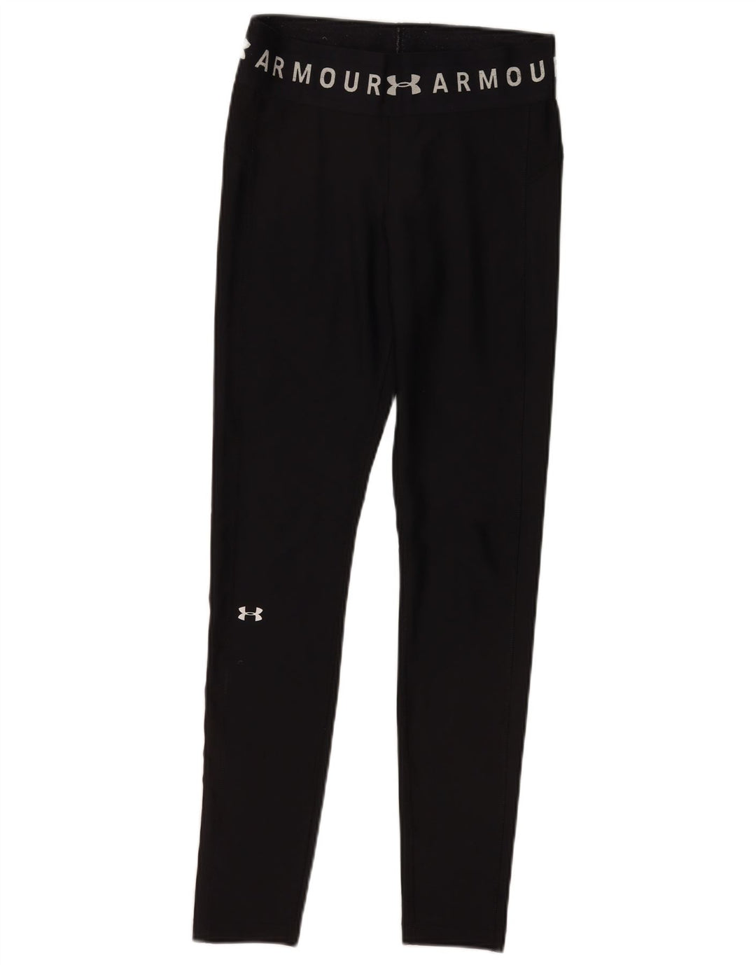 Under Armour Womens Heat Gear Leggings UK 14 Medium Black