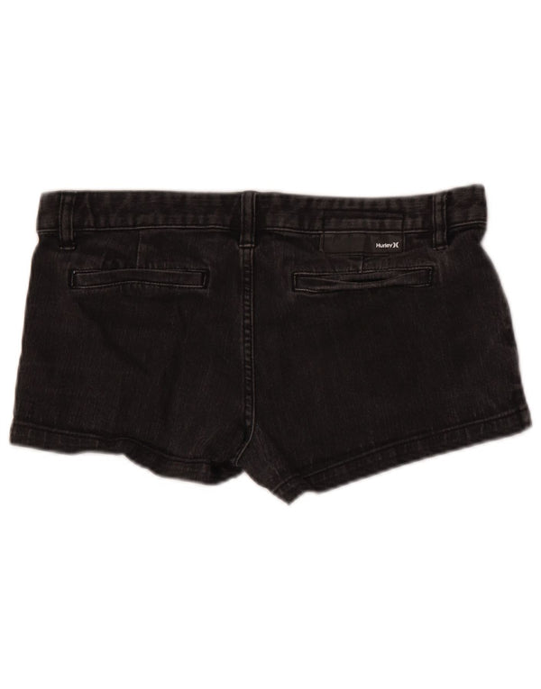 Hurley Dame denim Shorts W29 Medium Sort Bomuld