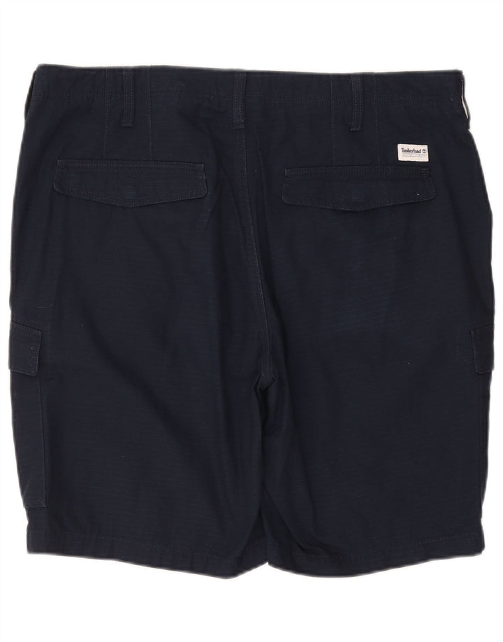 TIMBERLAND Herre Cargo Shorts W38 XL Marineblå Bomuld