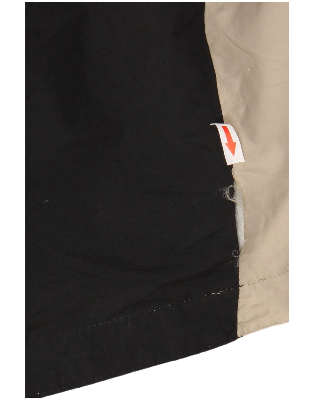 KAPPA Herre Loose Fit Windbreaker Jacket UK 40 Large Black Colourblock