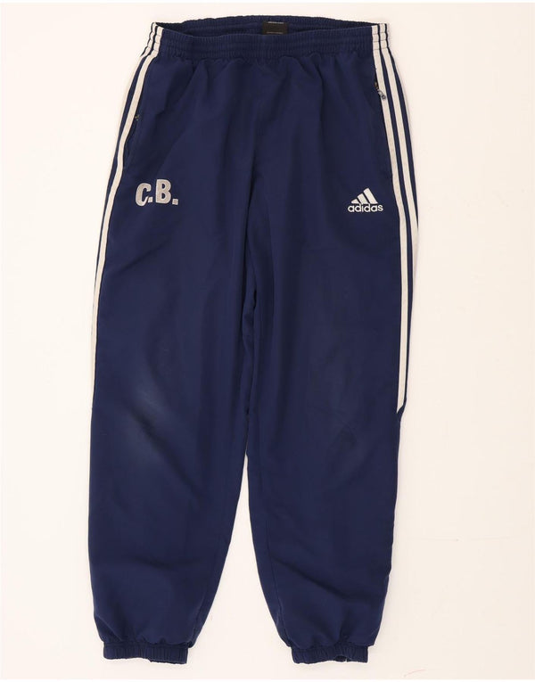 Adidas Træningsdragt til mænd Joggers UK 44/46 Large Navy Blue Polyester