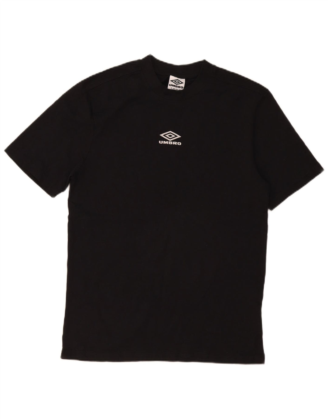 Umbro Herre Grafisk T-Shirt Top Lille Sort Bomuld