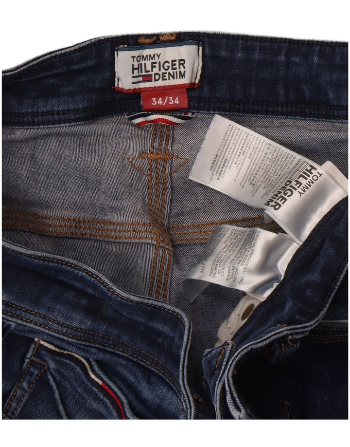 Tommy Hilfiger Herre Ryan Bootcut Jeans W34 L34 Blå Bomuld