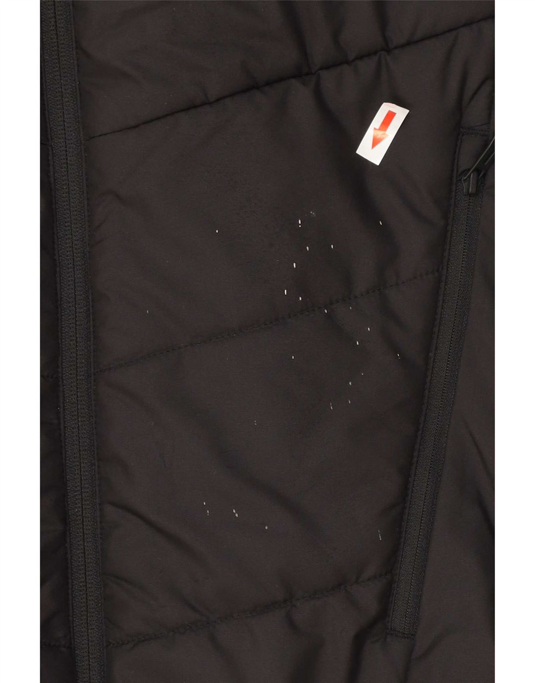 Puma Herre Grafisk Hættetrøje Polstret Jakke UK 36 Small Sort Polyester
