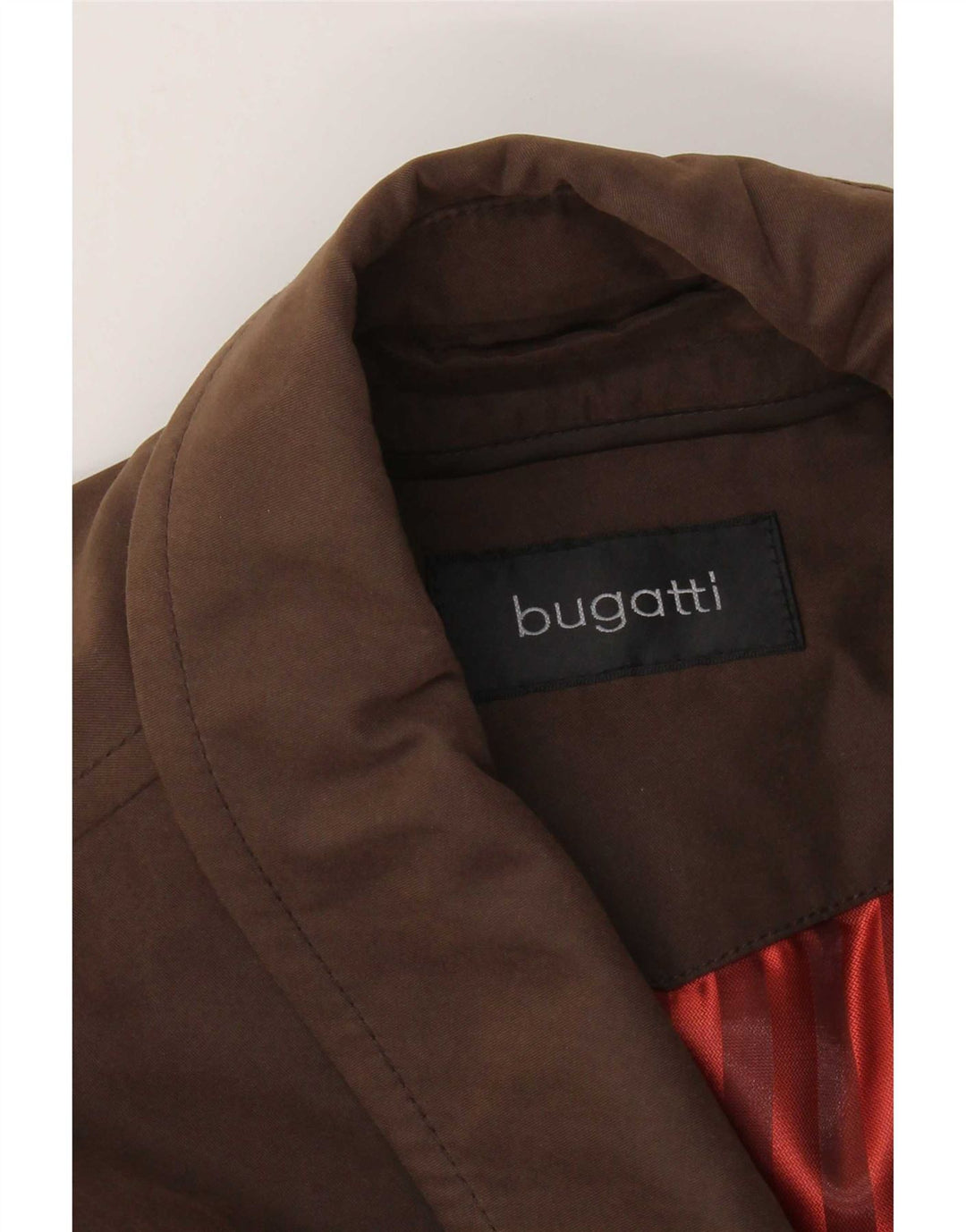 Bugatti Herre Overfrakke EU 54 2XL Brun Polyester
