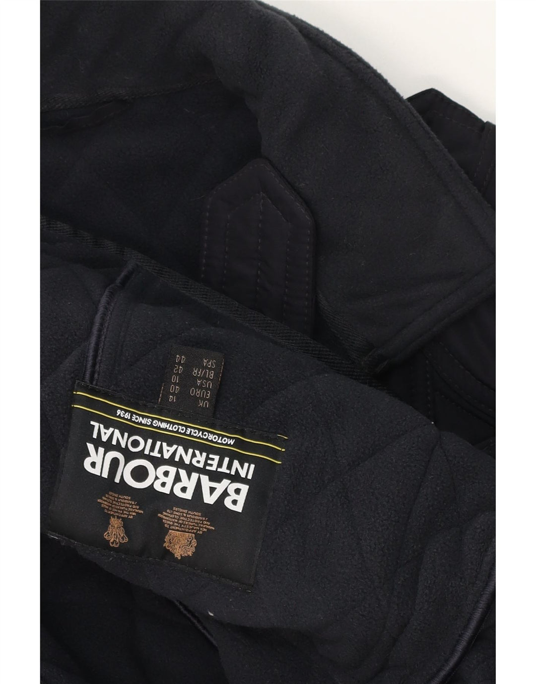 Barbour Quiltet jakke til kvinder UK 14 Large Navy Blue