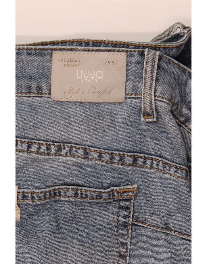 Liu Jo Dame Distressed Skinny Jeans W30 L30 Blå