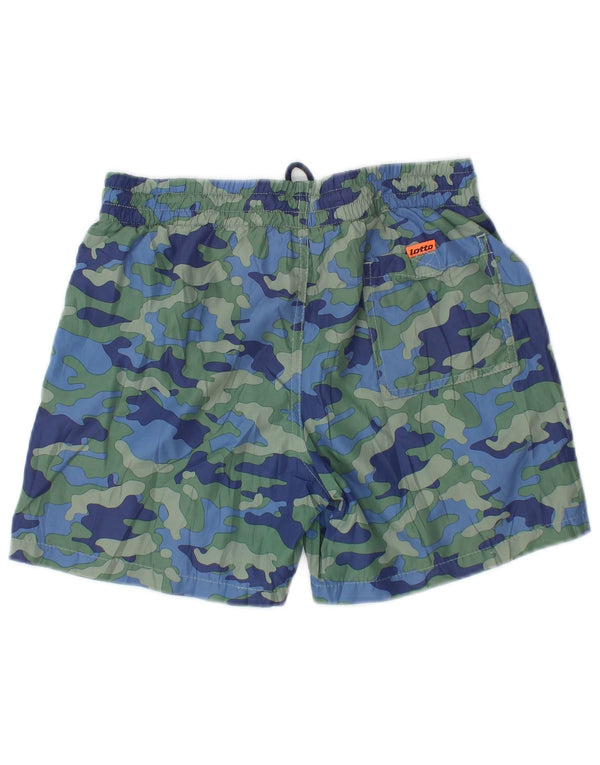 LOTTO Drenge Grafiske svømmeshorts 11-12 år Grøn Camouflage Polyester