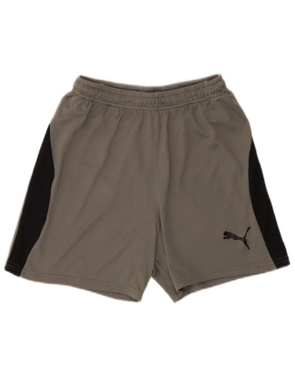 Puma Boys Sports Shorts 13-14 år Grå Colourblock Polyester