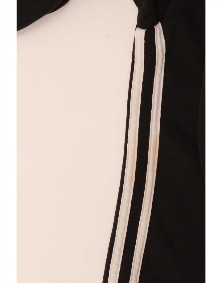 Adidas Dame Oversized Sweatshirt Jumper UK 10 Small Black Colourblock