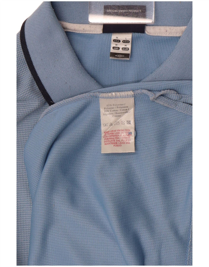 Umbro Herre Polo Shirt Medium Blue Polyester