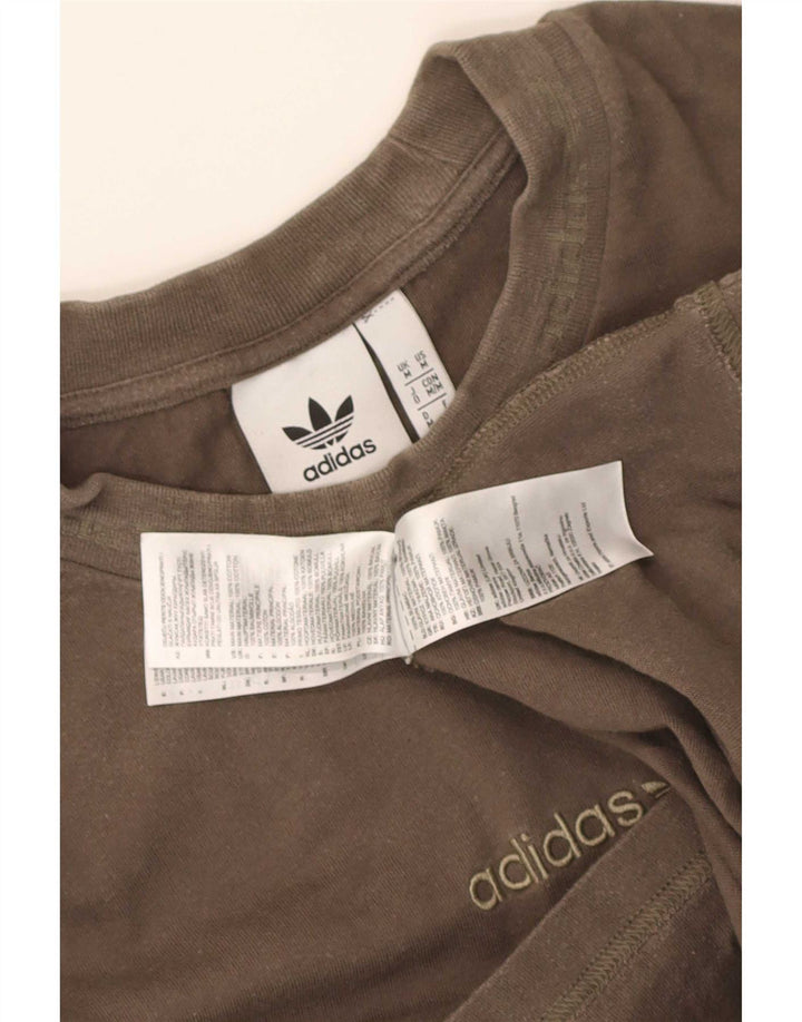 Adidas grafisk t-shirt til mænd, medium Khaki Bomuld