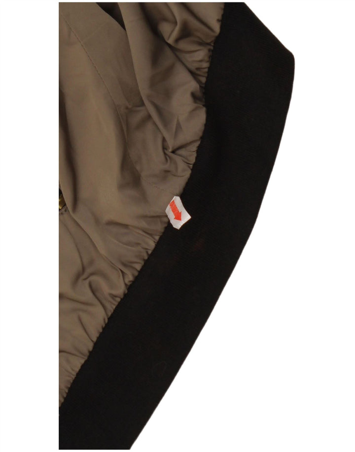 ZARA Oversized bomberjakke til kvinder UK 10 Lille grøn bomuld