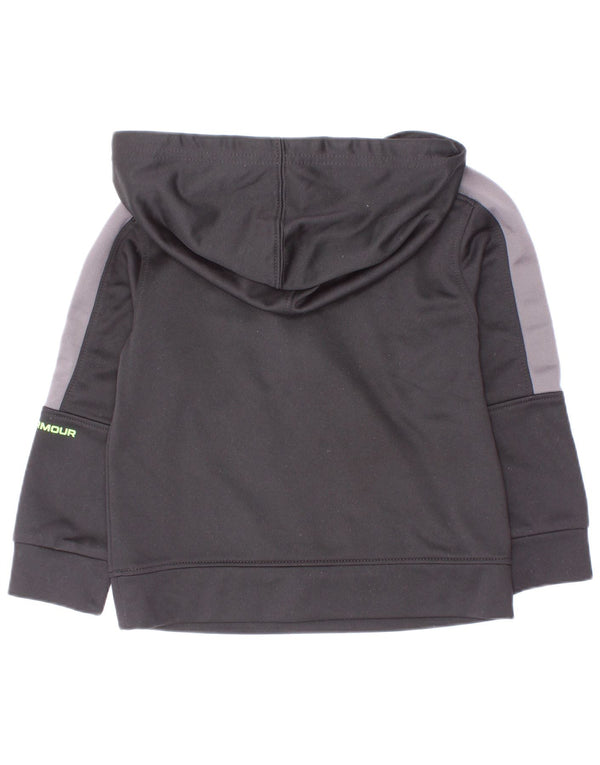 Under Armour Baby Boys Grafisk hættetrøje 18-24 måneder Sort Colourblock