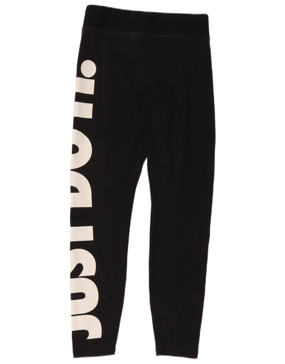 Nike Dame Grafiske Leggings UK 12 Medium Sort Polyester