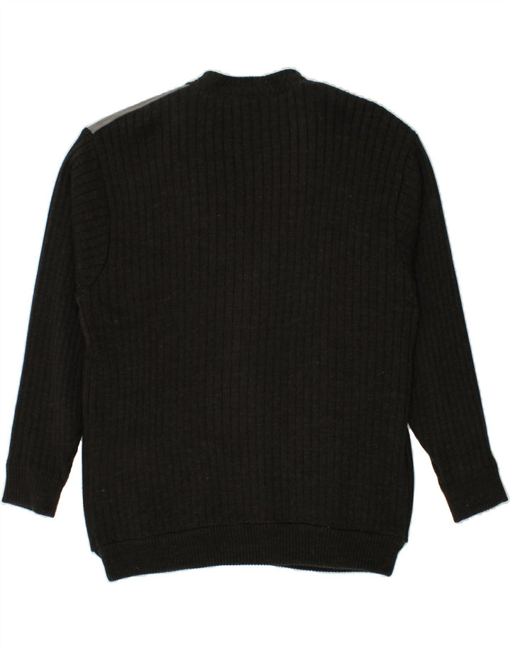 WERTHER Mens Knit Bomber Jacket UK 42 XL Grey Colourblock Vintage Werther and Second-Hand Werther from Messina Hembry 