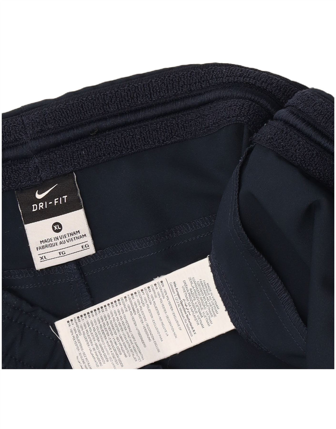 Nike herre Dri Fit sportsshorts XL marineblå polyester