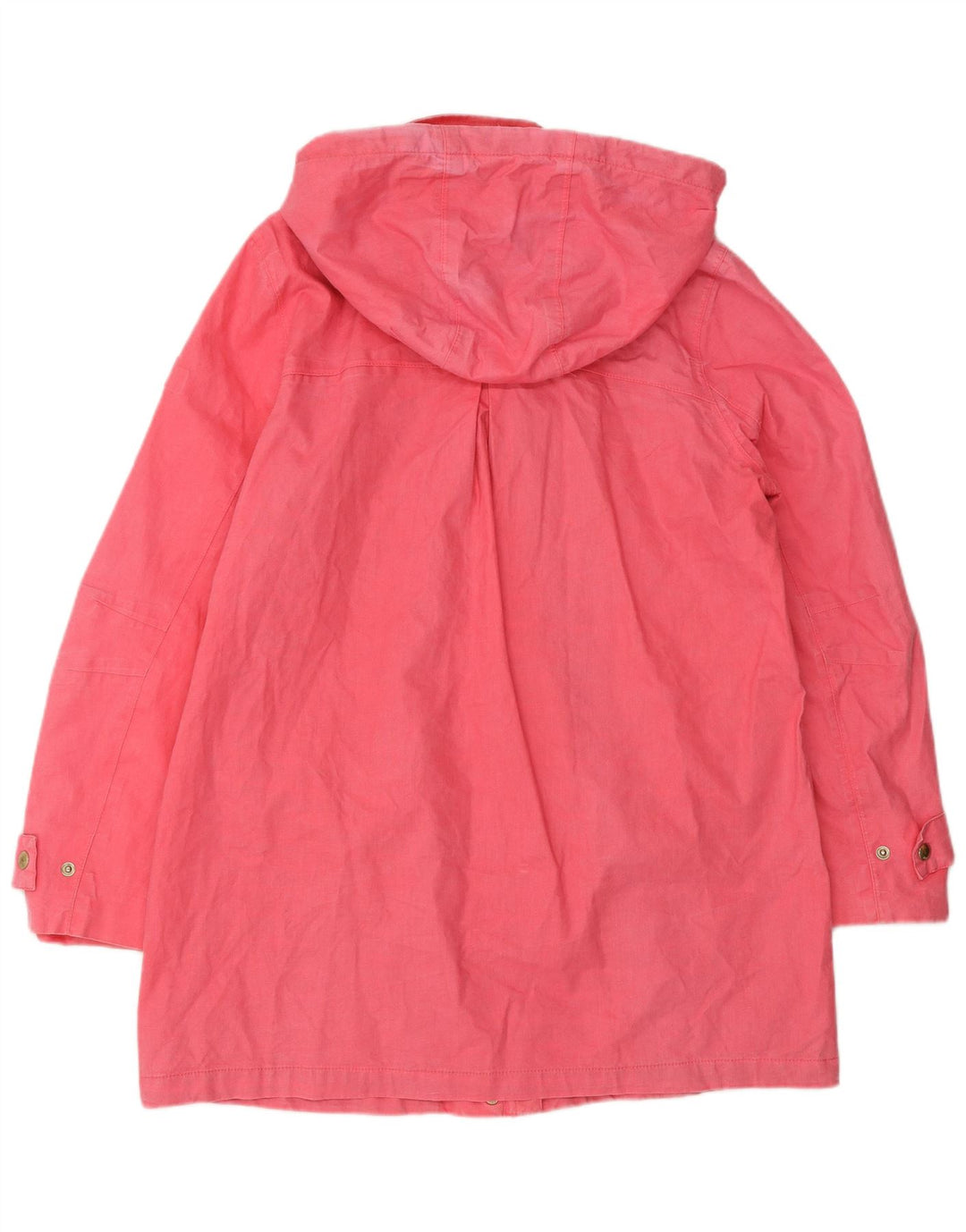 JOULES Dame Regnfrakke med hætte UK 12 Medium Pink Linen