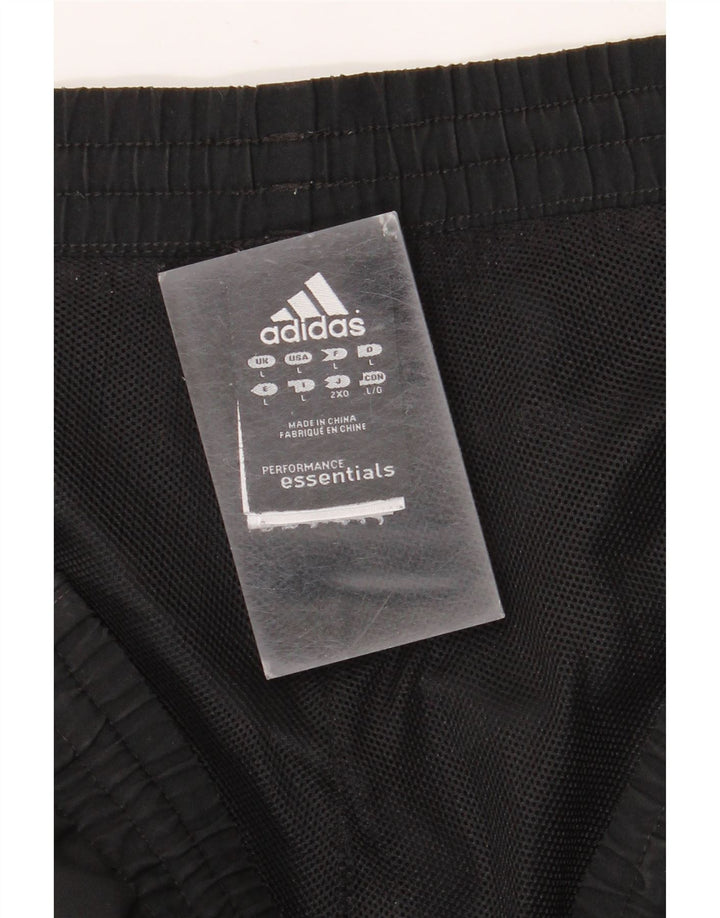 Adidas Sportsshorts til mænd, store sorte polyester