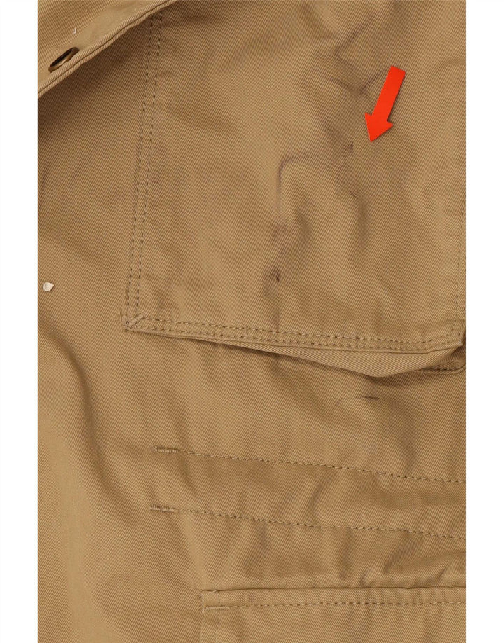 Superdry Herre Military Jacket UK 40 Stor Beige Bomuld