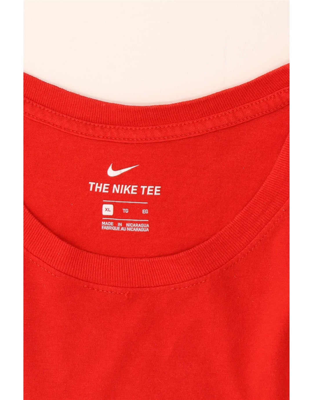 Nike grafisk T-shirt top til mænd XL Rød