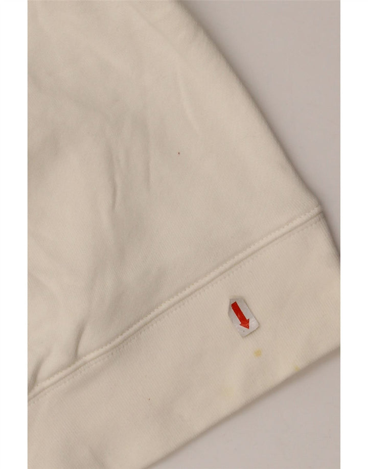 Adidas Grafisk hættetrøje til mænd Medium hvid bomuld